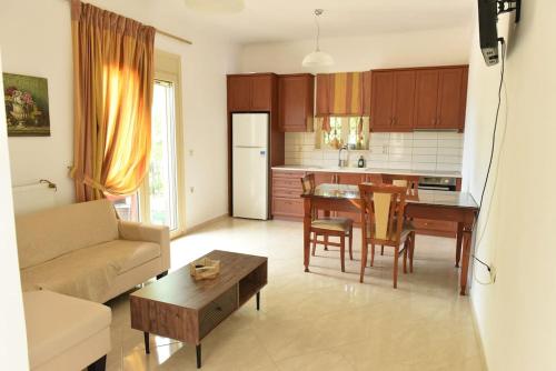 Kuchyň nebo kuchyňský kout v ubytování apartment irini
