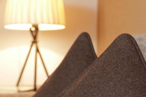 a close up of the back of a pair ofadobeadobeadobeadobeadobebestos at Arlberg Lodges in Stuben am Arlberg