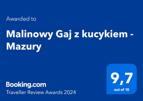 a screenshot of the millionmonkey gel z kievivanivanivanivanivanowment at Malinowy Gaj z kucykiem - Mazury in Świętajno