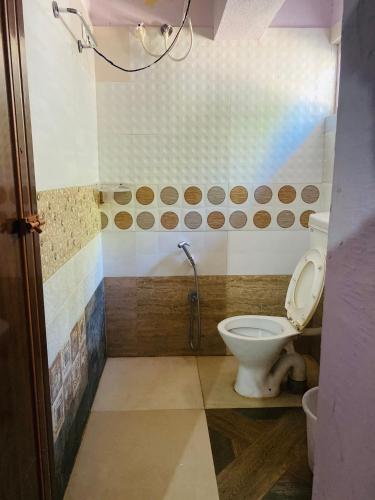 Koupelna v ubytování Greenhouse Homestay