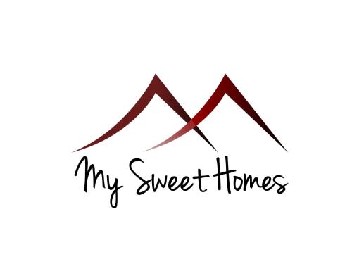 a drawing of mountains with the words my sweet threes at MY SWEET HOMES - Appartements avec SPA in Colmar