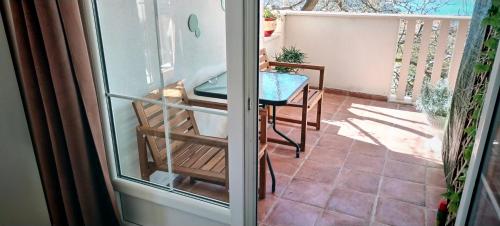 Balkón alebo terasa v ubytovaní Guesthouse Alliya