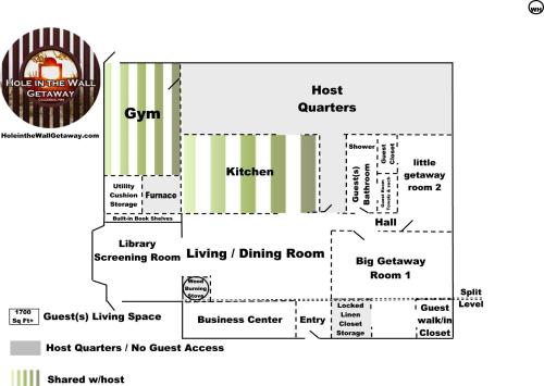 a schematic diagram of the proposed site of a building at Hole in the Wall Getaway - USA Mexico Border Bed and Breakfast in Columbus