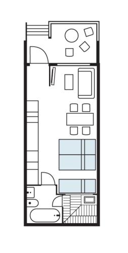 Půdorys ubytování Ski-Inn PyhäLinna