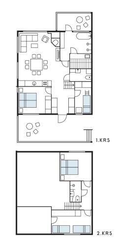 Půdorys ubytování Ski-Inn PyhäLinna