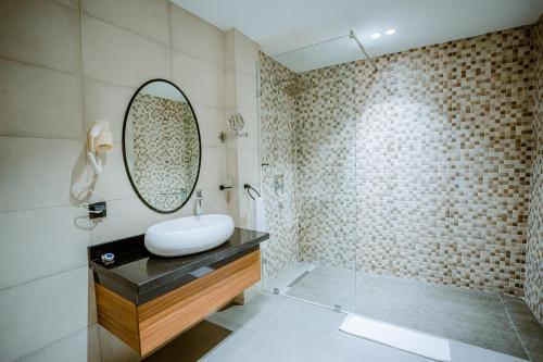 Koupelna v ubytování TIMAZIN HOTEL DAKHLA