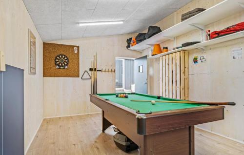 a billiard room with a pool table in it at Nice Home In Haderslev With Kitchen in Haderslev