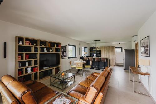 Posezení v ubytování Luxe Villa Maxime