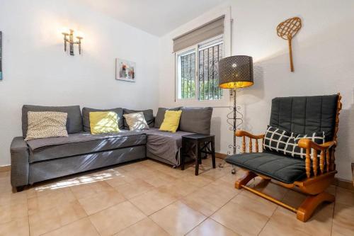 Χώρος καθιστικού στο Villa La Plana avec piscine privée sur la Costa Dorada