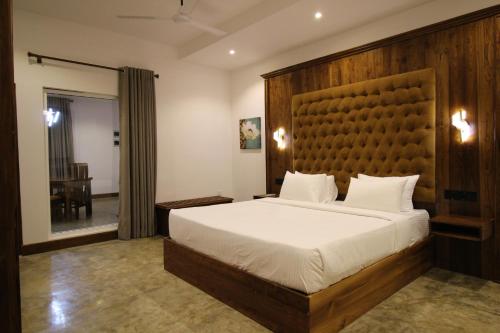 Hotel Refresh Blueにあるベッド