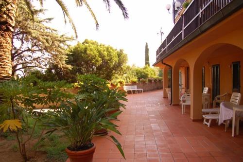 Zahrada ubytování Albergo Belvedere