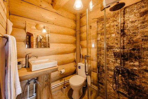 Ein Badezimmer in der Unterkunft Prosilva House