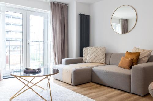 Χώρος καθιστικού στο Luxurious two-bed stay: MCR (with parking)