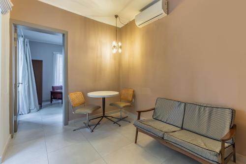 Zona de estar de Stylish Retro Suites