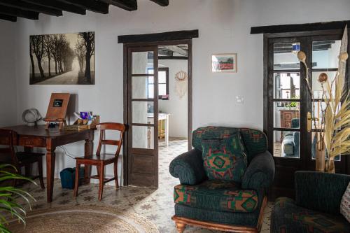 Χώρος καθιστικού στο Casa Rural Los Sentidos Jimena