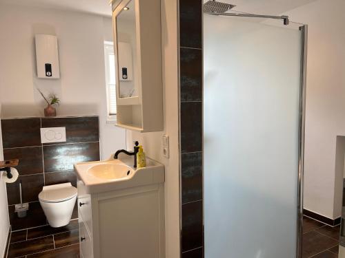 Koupelna v ubytování Ferienwohnung2 Daun