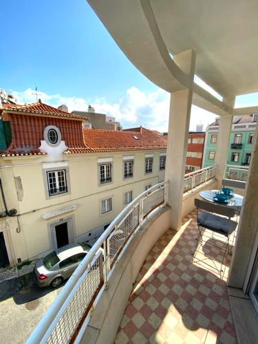 Sunny apartment with a balcony