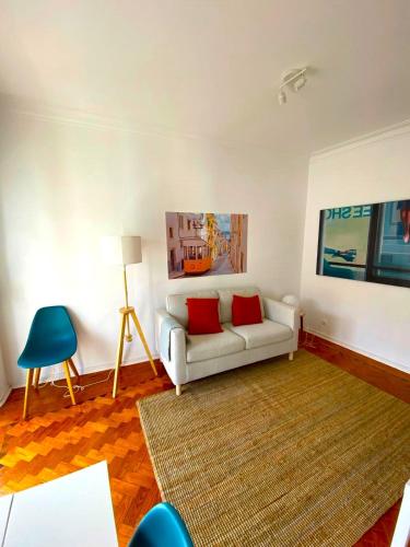 Sunny apartment with a balcony