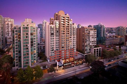 a view of a city with tall buildings at Residence Inn by Marriott Vancouver Downtown in Vancouver