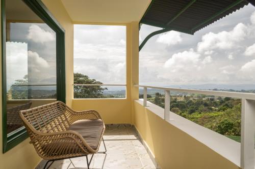 Balkón nebo terasa v ubytování El Edén Country hotel y Club Residencial