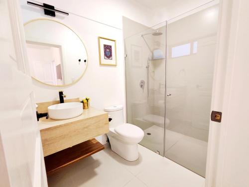 Ένα μπάνιο στο Laila MaiaHome - Exclusiva Casa de 3 Recámaras y 3.5 Baños Polanco