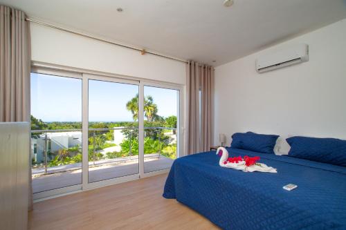 Postel nebo postele na pokoji v ubytování Villas Agua Dulce