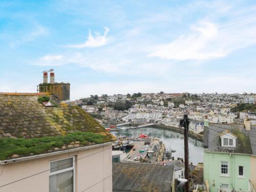 a city view from the roof of a building at Pebble Bay in Brixham