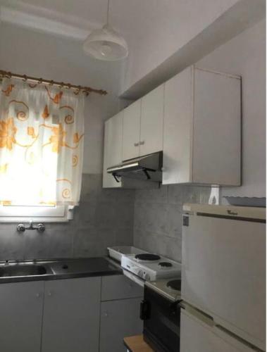Η κουζίνα ή μικρή κουζίνα στο eleni apartments