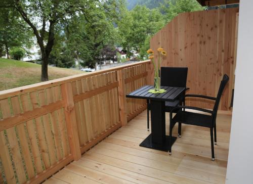Balkón nebo terasa v ubytování Apartments Hubertus bei Meran