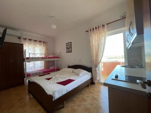 Cama o camas de una habitación en Vila Florand Sela