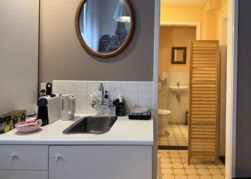 Koupelna v ubytování B&B Kerkstraatje3 midden in historisch centrum