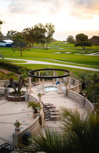 a view of the golf course at the resort at Hilton La Jolla Torrey Pines in San Diego