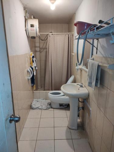 A bathroom at Lo de Lua