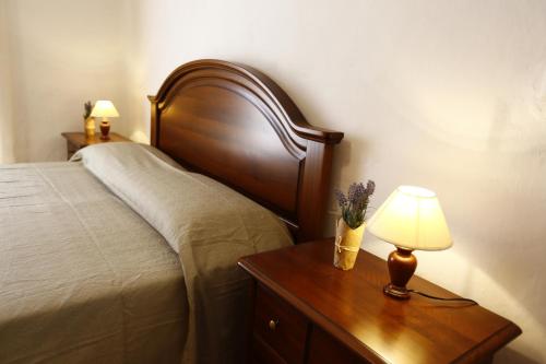 Cama o camas de una habitación en Casa Colonne Fiorite