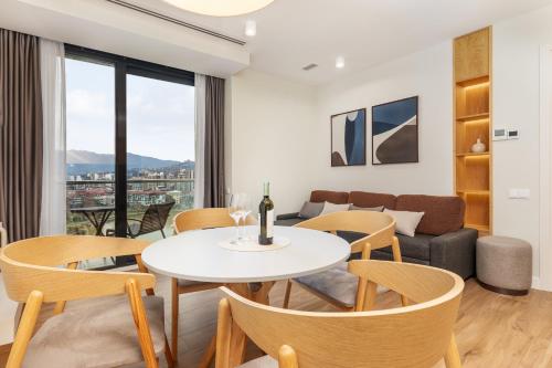 Χώρος καθιστικού στο Bellevue Residence Suites
