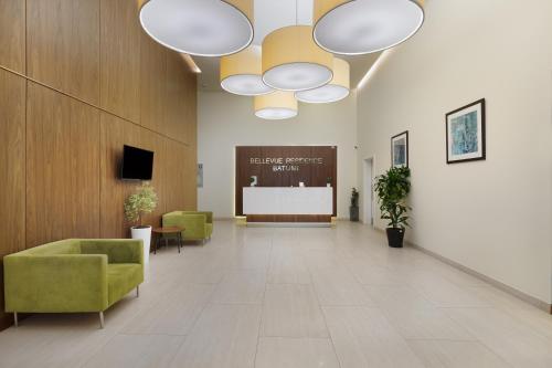 Μια τηλεόραση ή/και κέντρο ψυχαγωγίας στο Bellevue Residence Suites
