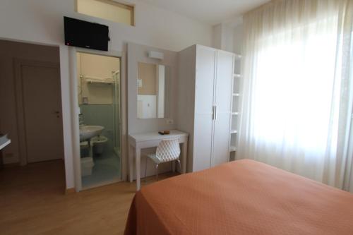 Koupelna v ubytování Hotel Escorial