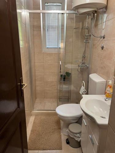 Koupelna v ubytování Apartments Ivanišević