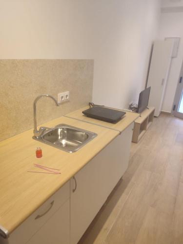 Η κουζίνα ή μικρή κουζίνα στο Apartamentos la chanca playa