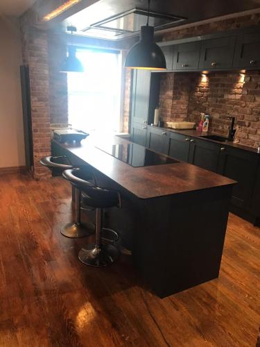 Dapur atau dapur kecil di Roker North cliff Sea View