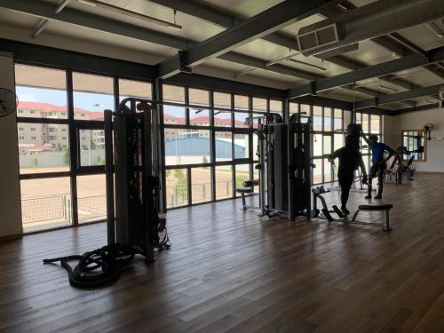 Fitness centrum a/nebo fitness zařízení v ubytování PRIME LINE