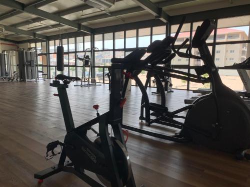 Fitness centrum a/nebo fitness zařízení v ubytování PRIME LINE