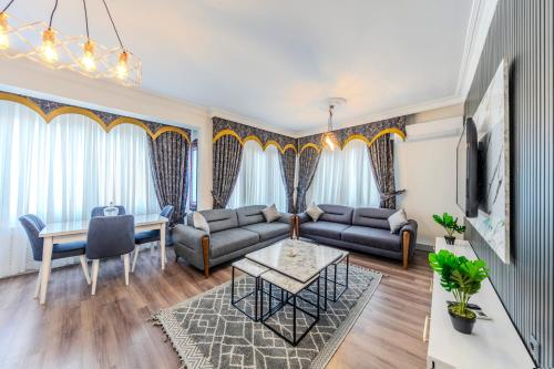 Χώρος καθιστικού στο Sisli Form Hotel