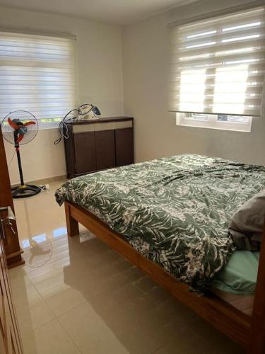 Postel nebo postele na pokoji v ubytování Spacious 3 Bedrooms Flat in Port Louis