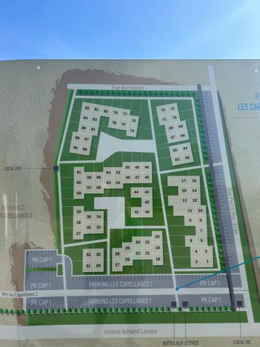 Grundriss der Unterkunft Maisonnette bord de Lagune et Plage St Cyprien