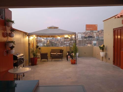 Zona de estar de Hospedaje Las Lilas Surco
