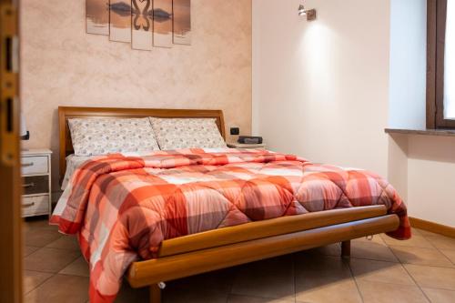 Postel nebo postele na pokoji v ubytování Casa La Corte in centro, self check in