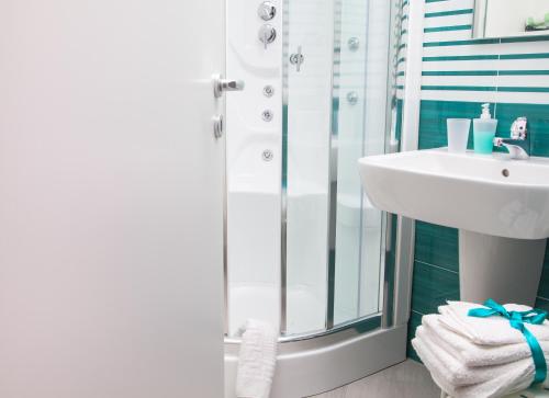 Ein Badezimmer in der Unterkunft Stanze del Mare
