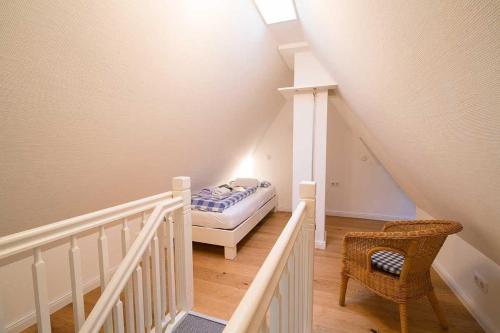Postel nebo postele na pokoji v ubytování Wohnung-Seewind