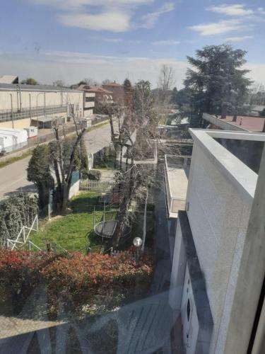 a view from the balcony of a building at GOLD HOUSE in Maranello